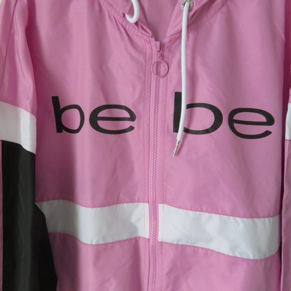 Bebe Sport Women's Blocked Hoodie Size L - Picture 3 of 5
